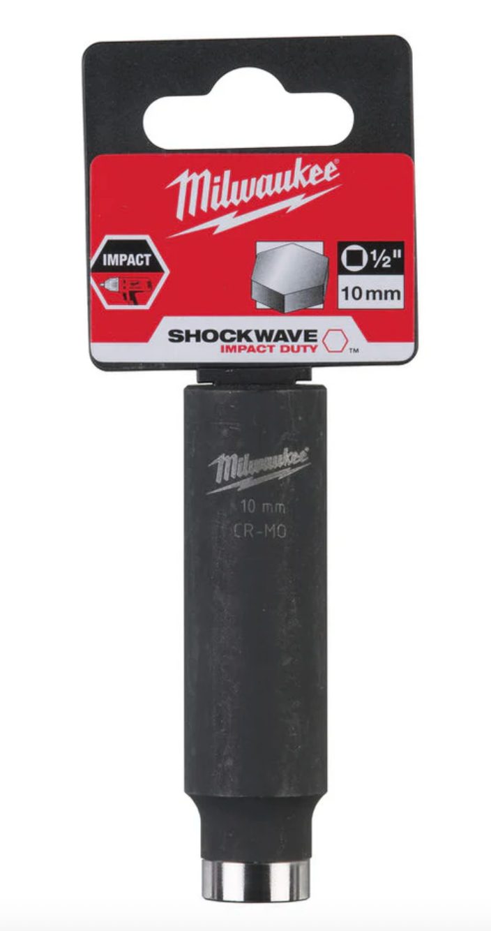 Milwaukee 1/2 inch Impact socket deep shockwave 10mm