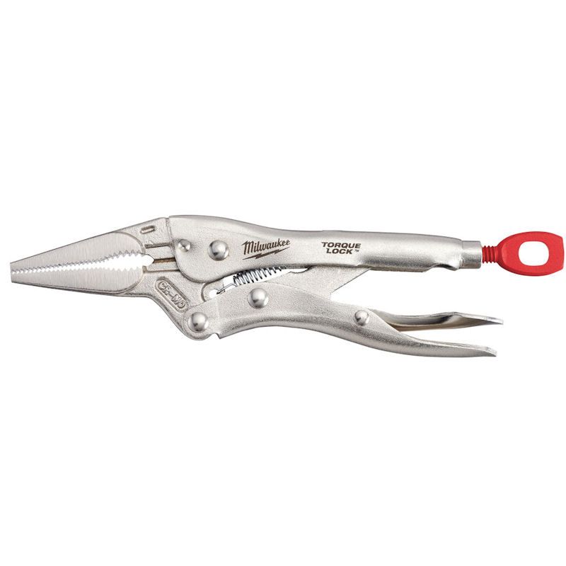 MILWAUKEE 6" FLAT LONG NOSE TORQUE LOCK LOCKING PLIERS 6inch 150mm