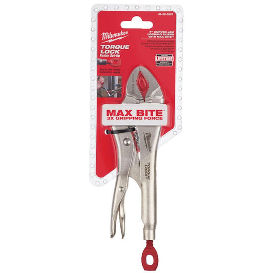 MILWAUKEE 7" MAXBITE TORQUE LOCK LOCKING PLIERS 170MM