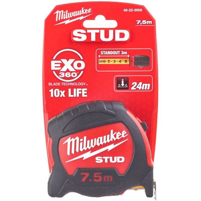 MILWAUKEE 7.5M STUD TAPE MEASURE
