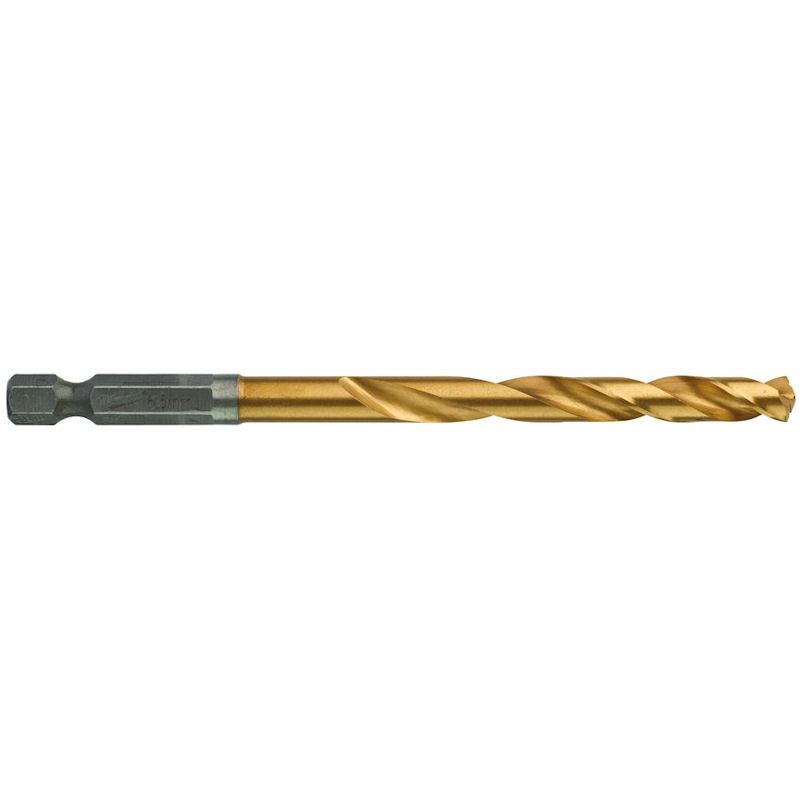 Milwaukee 6.5mm Red Hex - Shockwave Titanium Metal Drill Bits