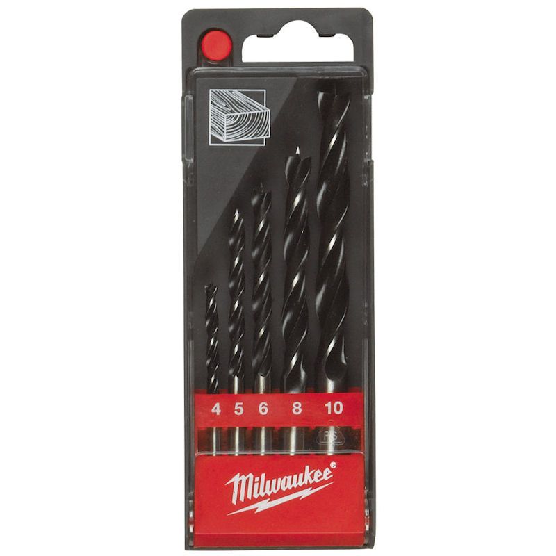 MILWAUKEE 5 PIECE BRAD POINT DRILL BIT SET