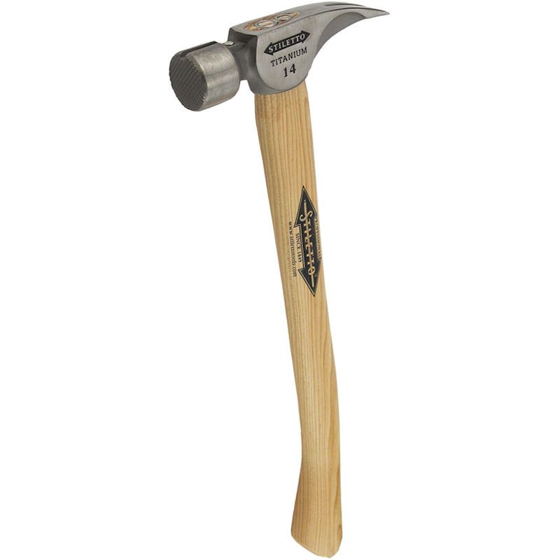 MILWAUKEE STILETTO TI14MC-H18 TITANIUM HAMMER WITH WOOD HANDLE
