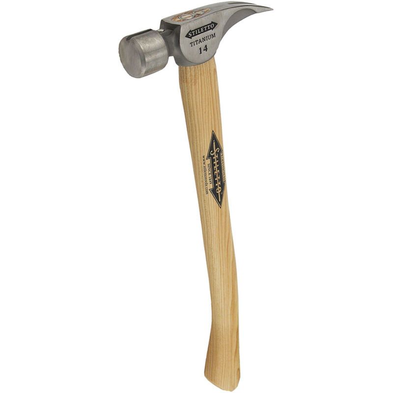 MILWAUKEE STILETTO TI14SC-H18 TITANIUM HAMMER WITH WOOD HANDLE