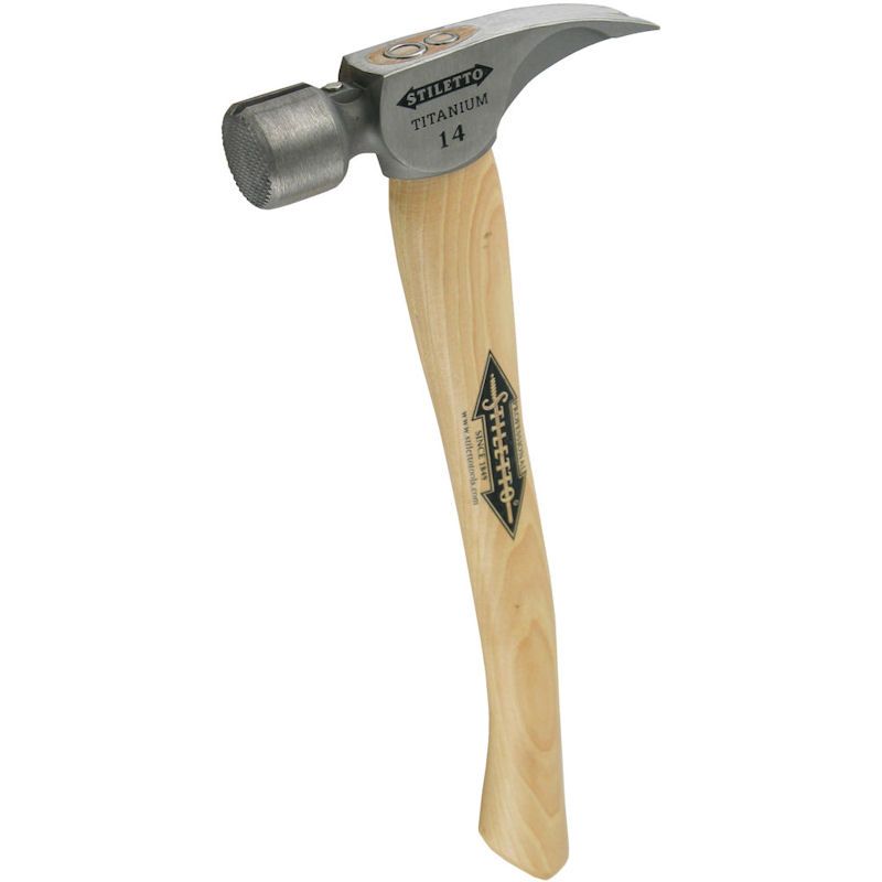 MILWAUKEE STILETTO TI14MC-H16 TITANIUM HAMMER WITH WOOD HANDLE