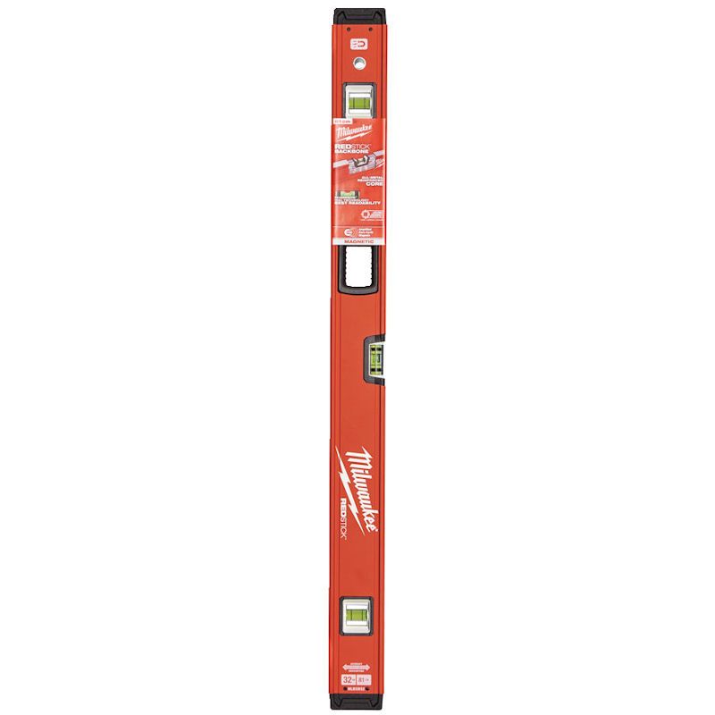 MILWAUKEE 81CM (32") REDSTICK BACKBONE 80 MAGNETIC BOX LEVEL