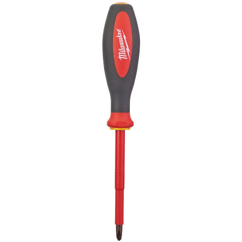 MILWAUKEE PH2 / SL2 X 100MM VDE PHILLIPS / SLOTTED SCREWDRIVER