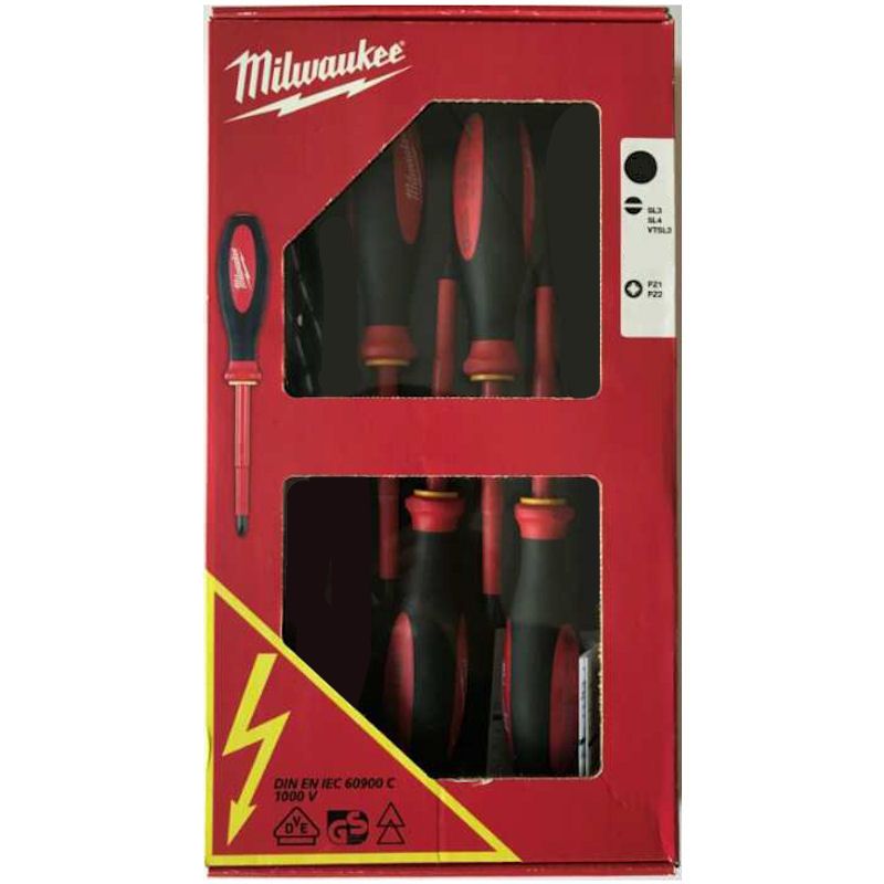MILWAUKEE 5 PIECE VDE SCREWDRIVER SET