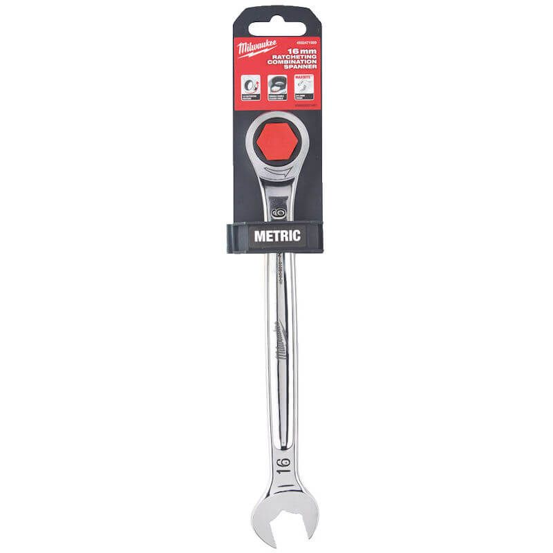 MILWAUKEE 16MM MAXBITE RATCHETING COMBINATION SPANNER