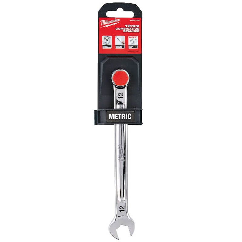 MILWAUKEE 12MM MAXBITE COMBINATION SPANNER