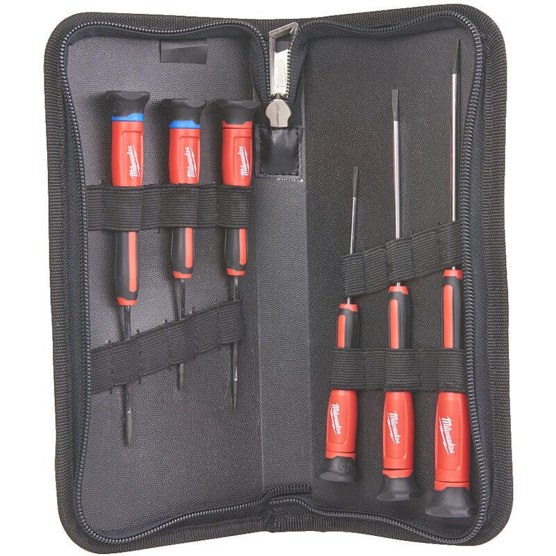 MILWAUKEE 6 PIECE UNIVERSAL PRECISION SCREWDRIVER SET