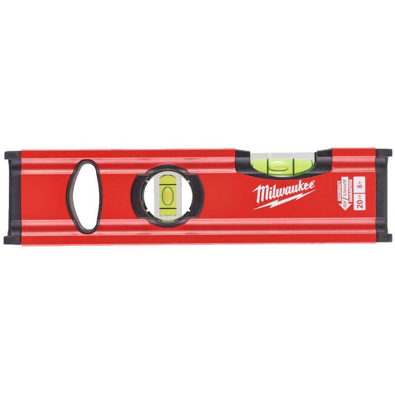 MILWAUKEE 20CM (8") REDSTICK SLIM 20 BOX LEVEL