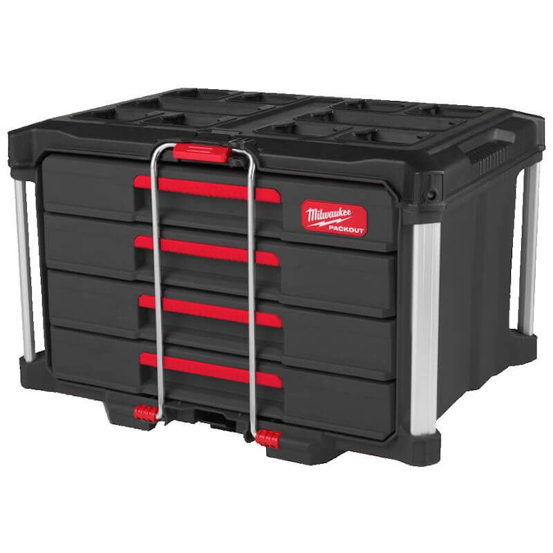 MILWAUKEE PACKOUT 4 DRAWER TOOL BOX