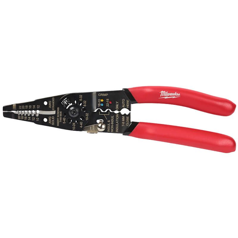 MILWAUKEE MULTI-PURPOSE WIRE STRIPPER WITH CRIMPER