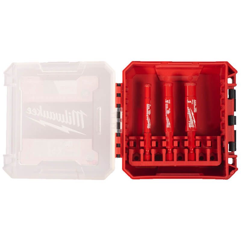 MILWAUKEE 3 PIECE DIAMOND MAX DRILL BIT SET