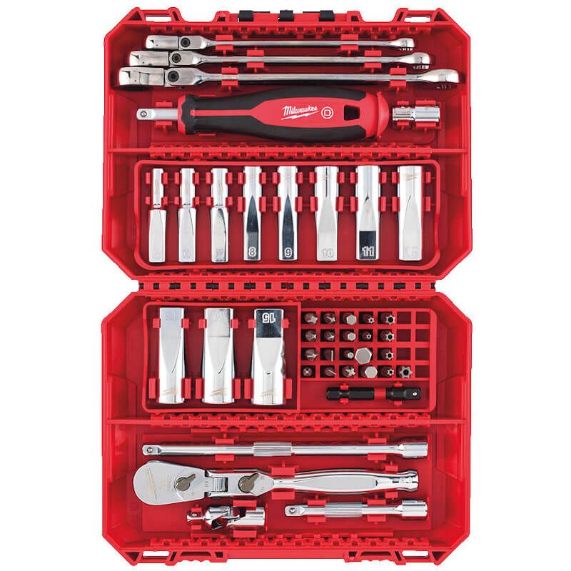 MILWAUKEE 42 PIECE 1/4" RATCHET, DRIVER & SOCKET SET