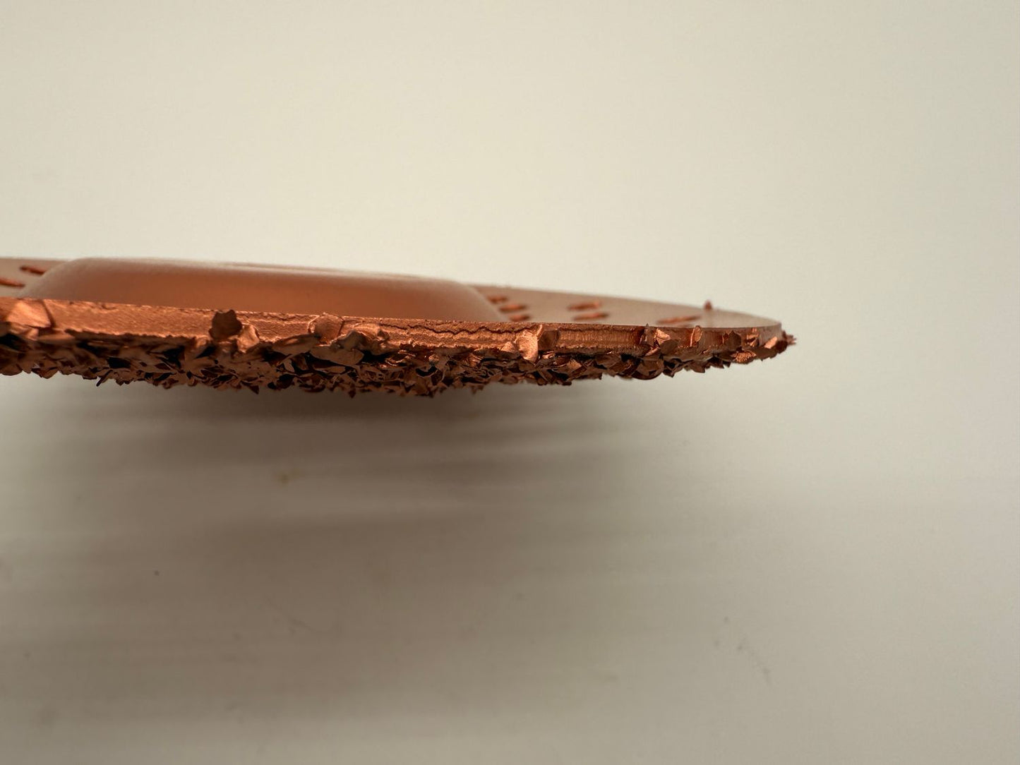 7 inch (180mm) Belt Buffing Disc Copper G36 Grit.