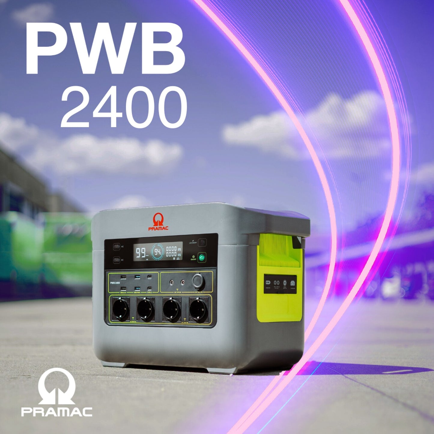 Pramac Portable Battery Pack 2kWh/230V/50Hz - PWB2400