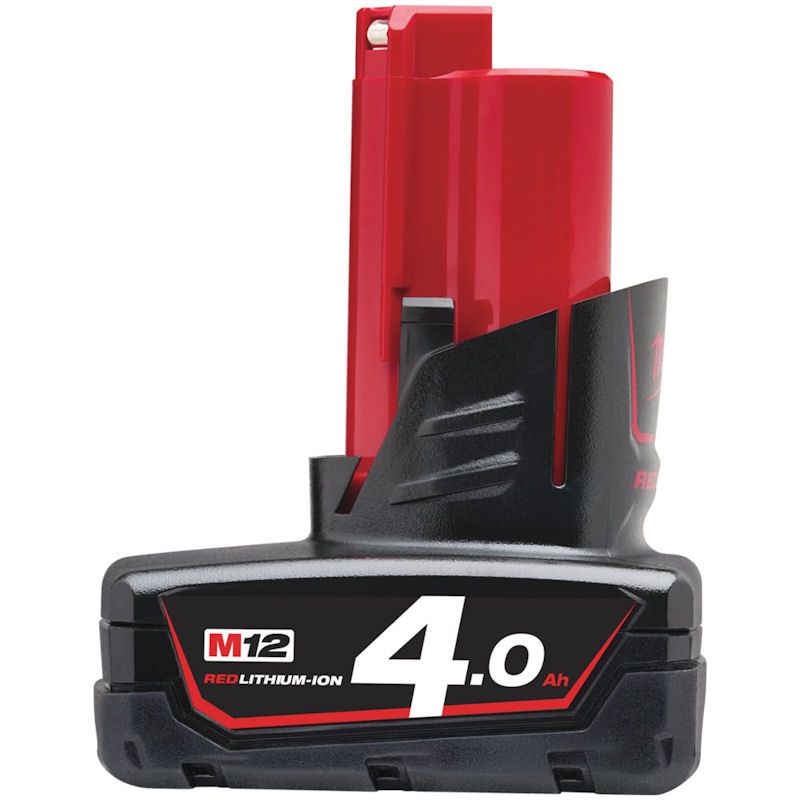 MILWAUKEE 8X M12B4 M12 4.0AH RED LITHIUM-ION BATTERIES