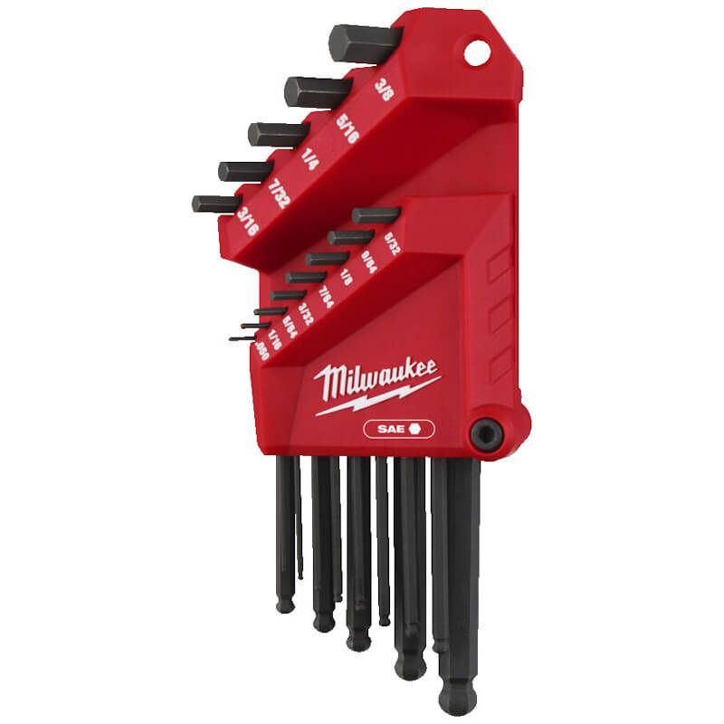 MILWAUKEE 13 PIECE IMPERIAL L-FORM HEX KEY SET