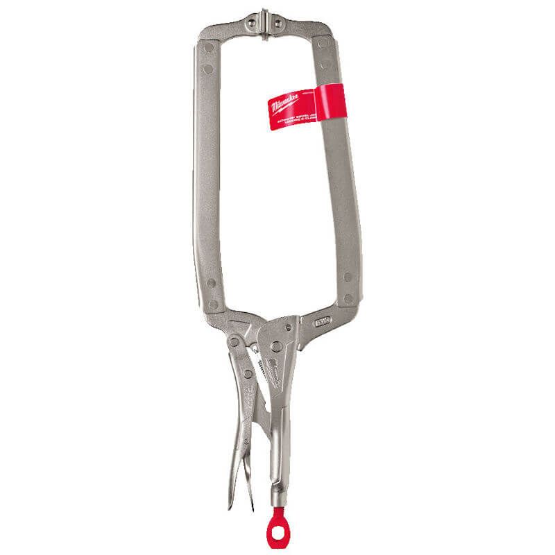 MILWAUKEE 18" TORQUE LOCK LOCKING C-CLAMP WITH SWIVEL JAWS