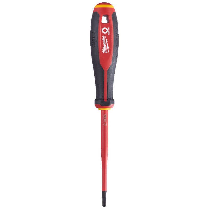MILWAUKEE T20 X 100MM TRI-LOBE VDE TORX SLIM SCREWDRIVER