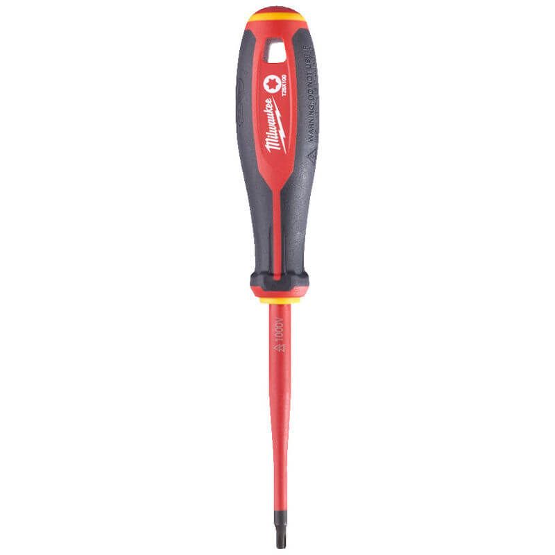 MILWAUKEE T25 X 100MM TRI-LOBE VDE TORX SLIM SCREWDRIVER