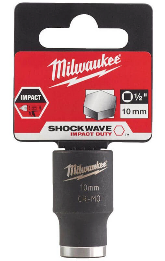 1/2 inch Impact socket short shockwave 10mm