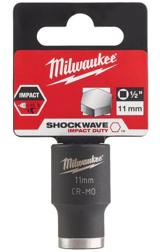 1/2 inch Impact socket short shockwave 11mm