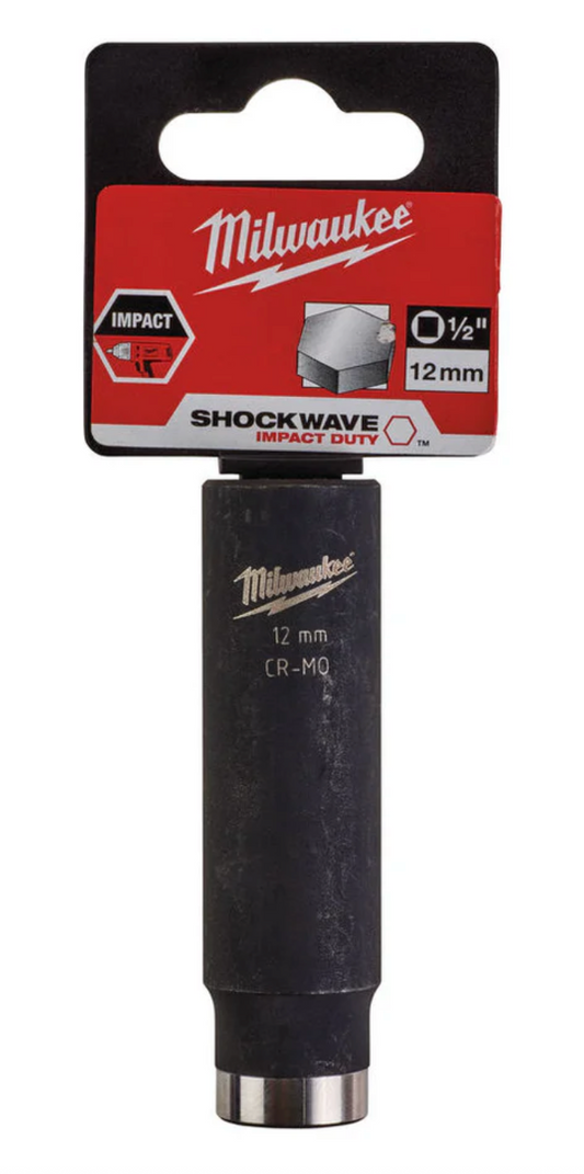 1/2 inch Impact socket deep shockwave 12mm