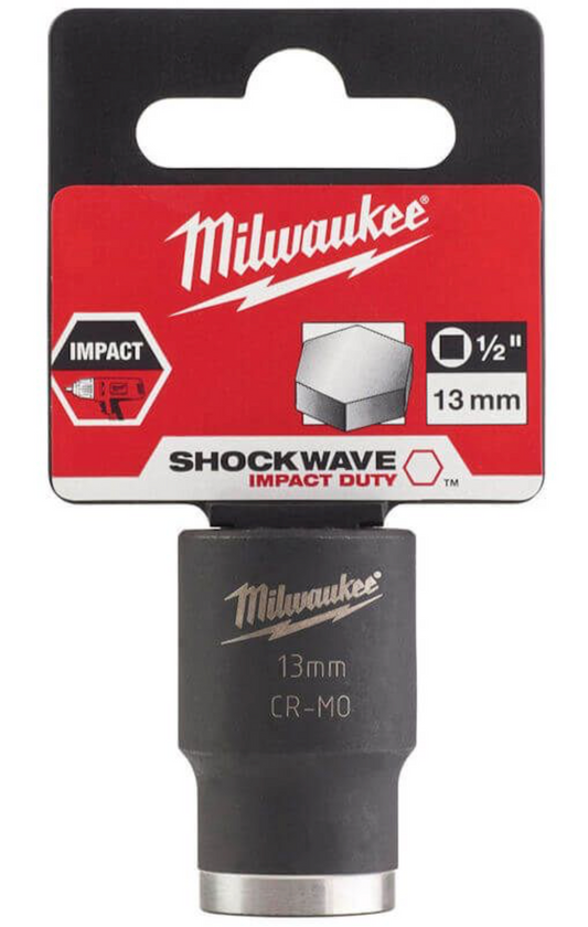 1/2 inch Impact socket short shockwave 13mm