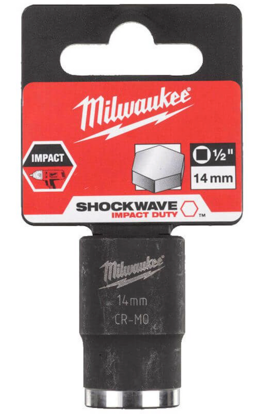 1/2 inch Impact socket short shockwave 14mm