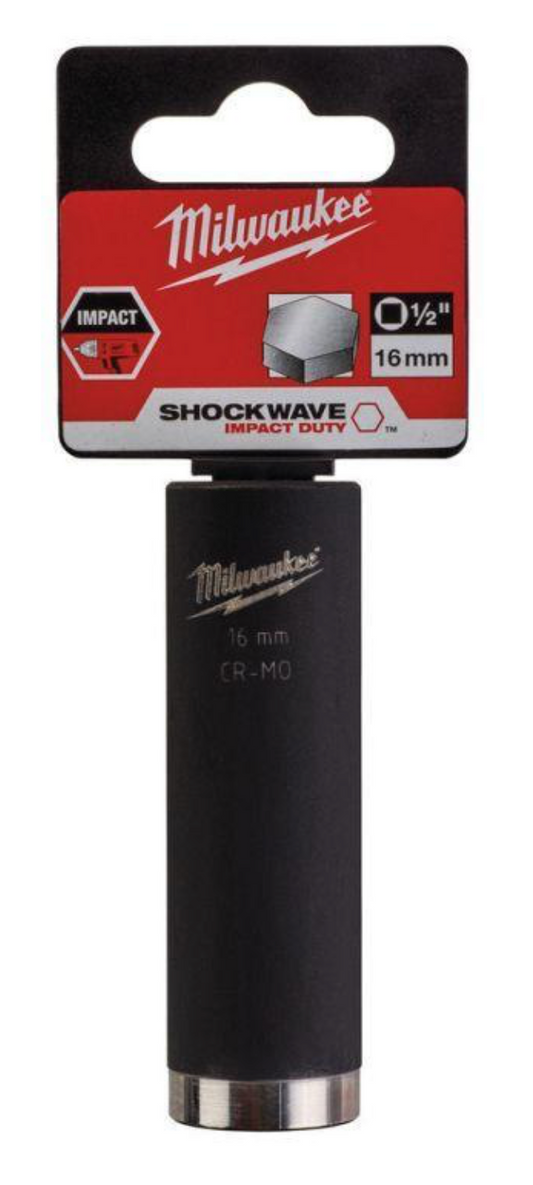 1/2 inch Impact socket deep shockwave 16mm