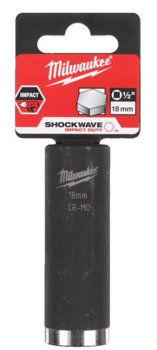 1/2 inch Impact socket deep shockwave 18mm