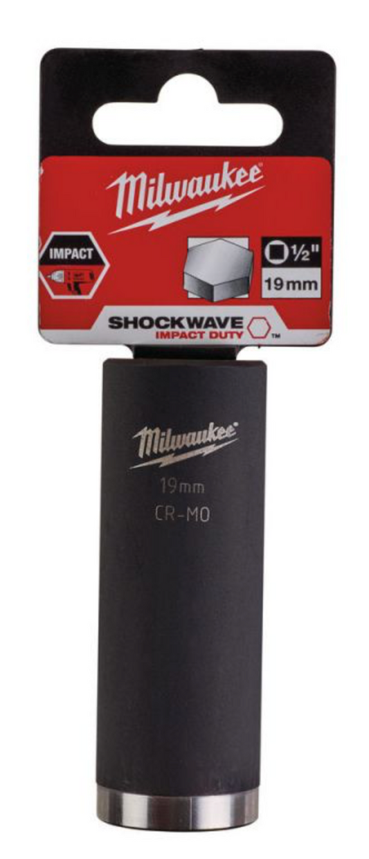 1/2 inch Impact socket deep shockwave 19mm