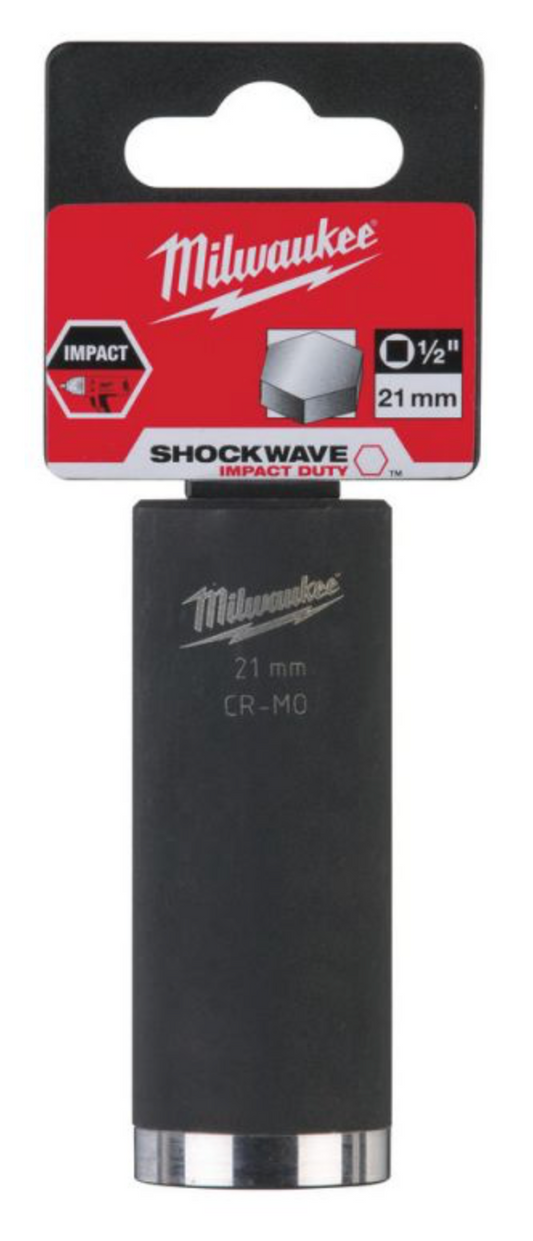1/2 inch Impact socket deep shockwave 21mm