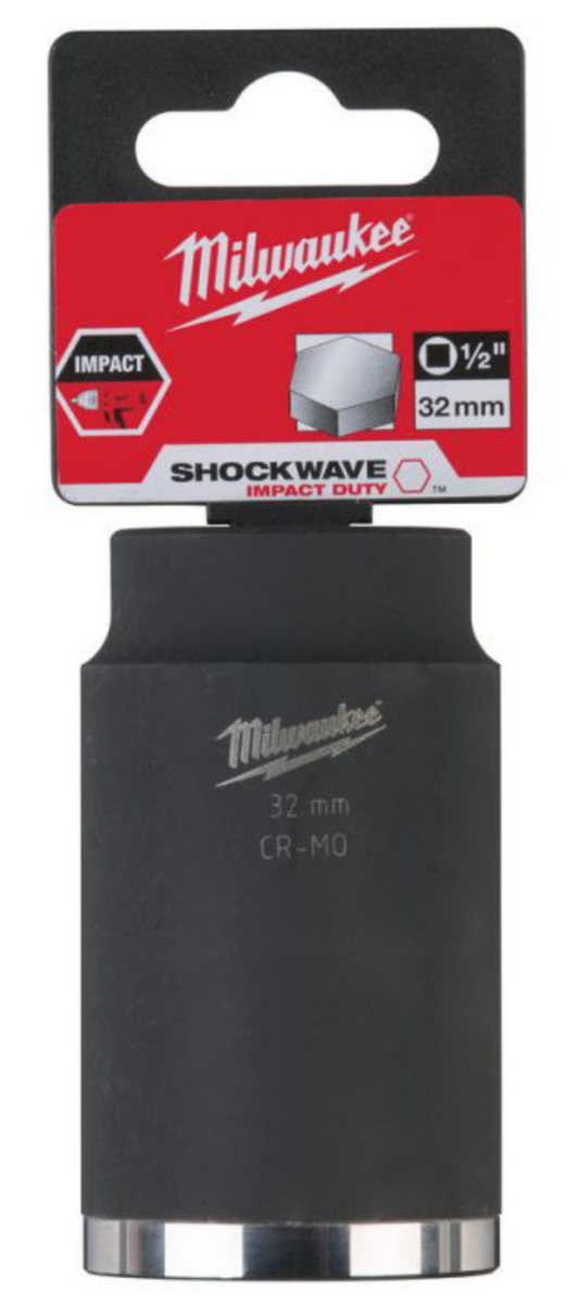 1/2 inch Impact socket deep shockwave 32mm