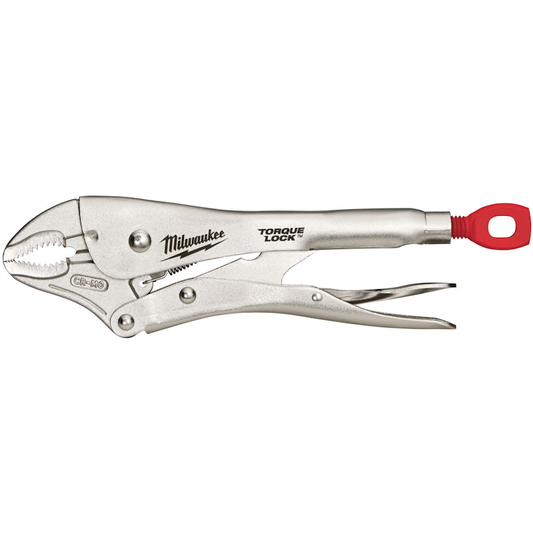MILWAUKEE 10" CURVED TORQUE LOCK LOCKING PLIERS. 250mm