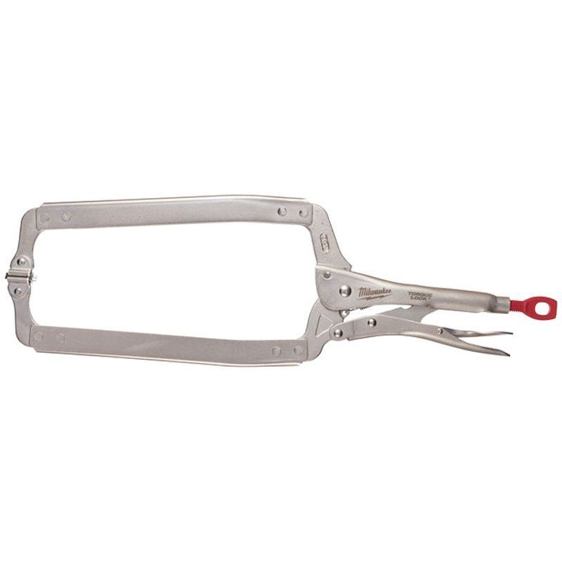 MILWAUKEE 18" TORQUE LOCK LOCKING C CLAMP WITH SWIVEL PADS