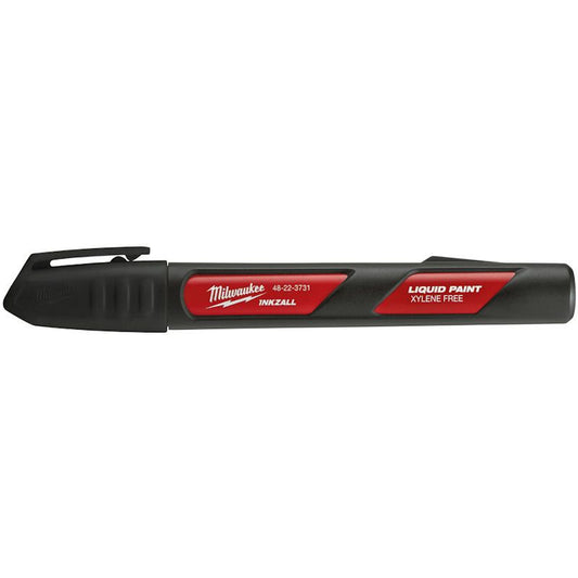 MILWAUKEE BLACK INKZALL LIQUID PAINT MARKER