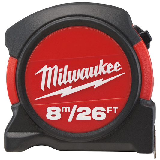 MILWAUKEE 8M / 26FT CONTRACTOR SERIES TAPE MEASURE