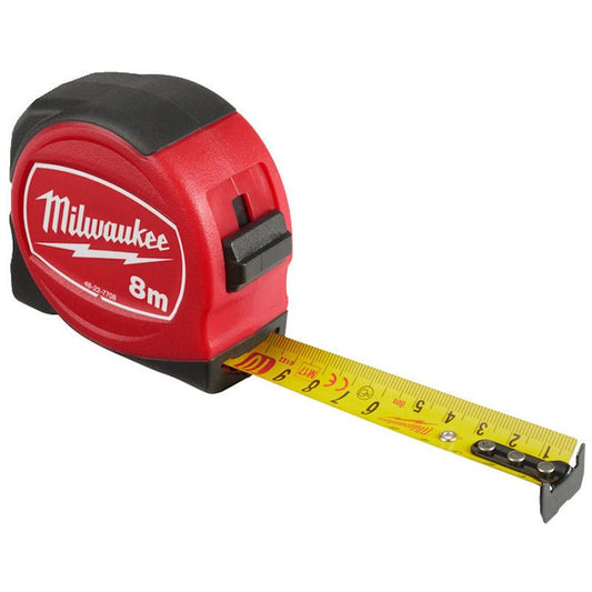 MILWAUKEE 8M SLIMLINE TAPE MEASURE