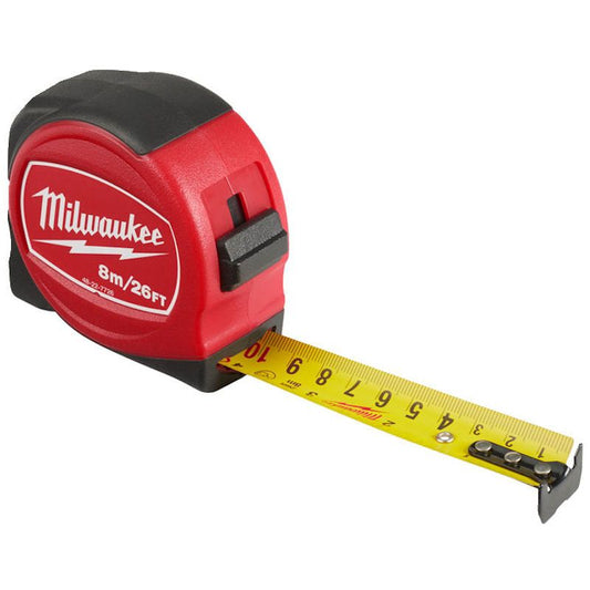 MILWAUKEE 8M / 26FT SLIMLINE TAPE MEASURE
