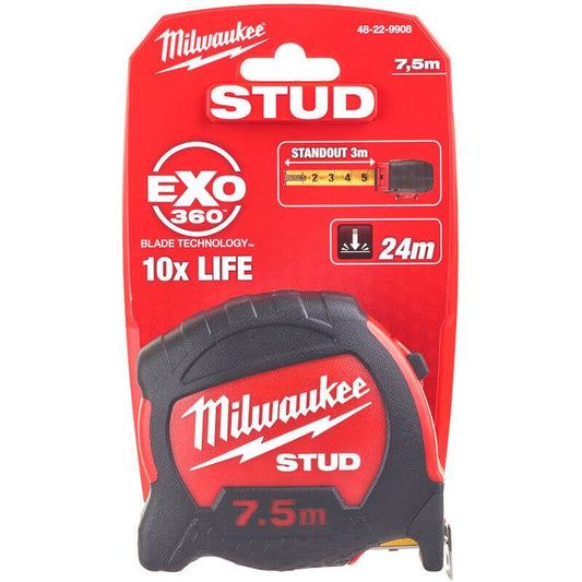 MILWAUKEE 7.5M STUD TAPE MEASURE