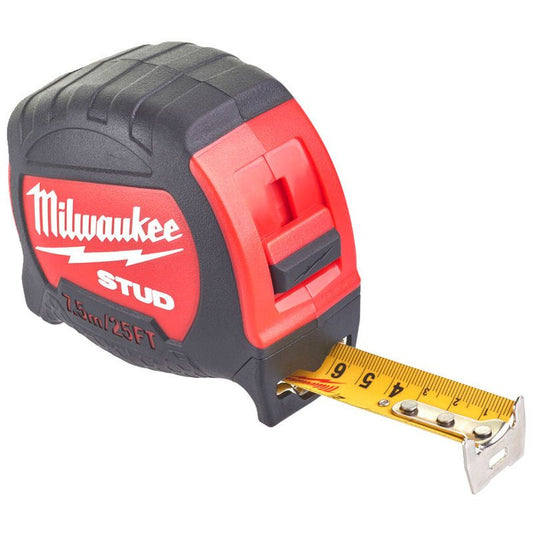 MILWAUKEE 7.5M / 25FT STUD TAPE MEASURE