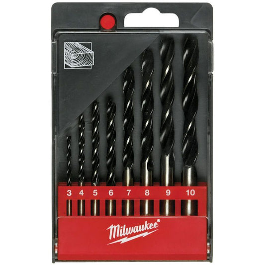 MILWAUKEE 8 PIECE BRAD POINT DRILL BIT SET