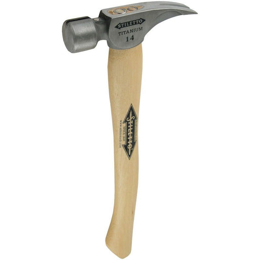 MILWAUKEE STILETTO TI14SC-H16 TITANIUM HAMMER WITH WOOD HANDLE