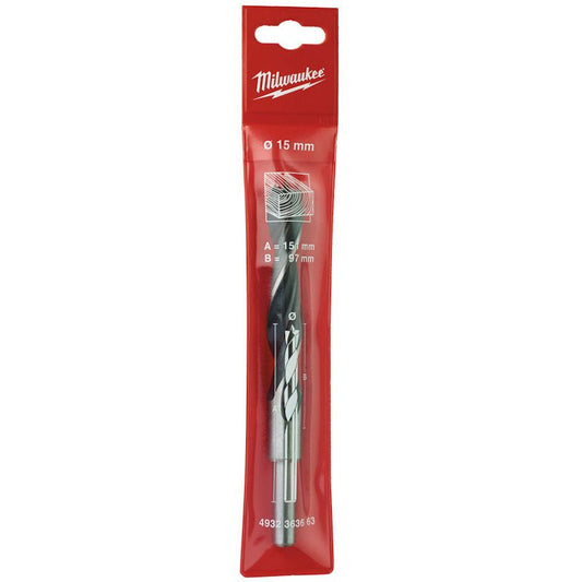 MILWAUKEE 15MM X 151MM BRAD POINT DRILL BIT