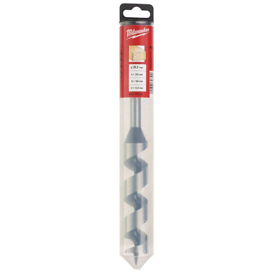 MILWAUKEE 28MM X 230MM AUGER DRILL BIT