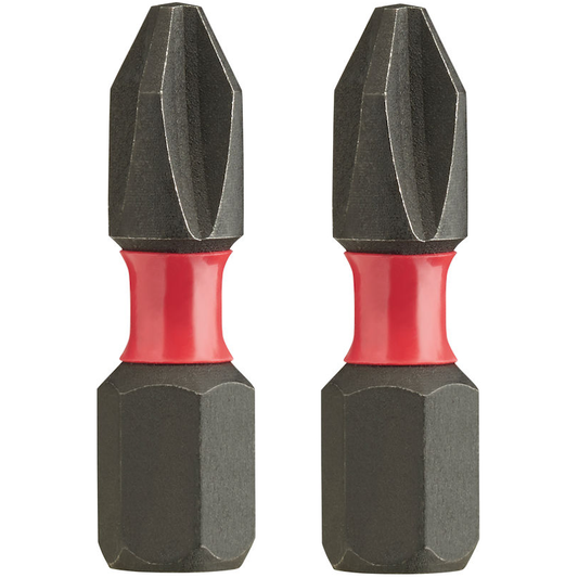 Milwaukee ShockWave Impact Duty PH2 x 25mm Screwdriving Bits